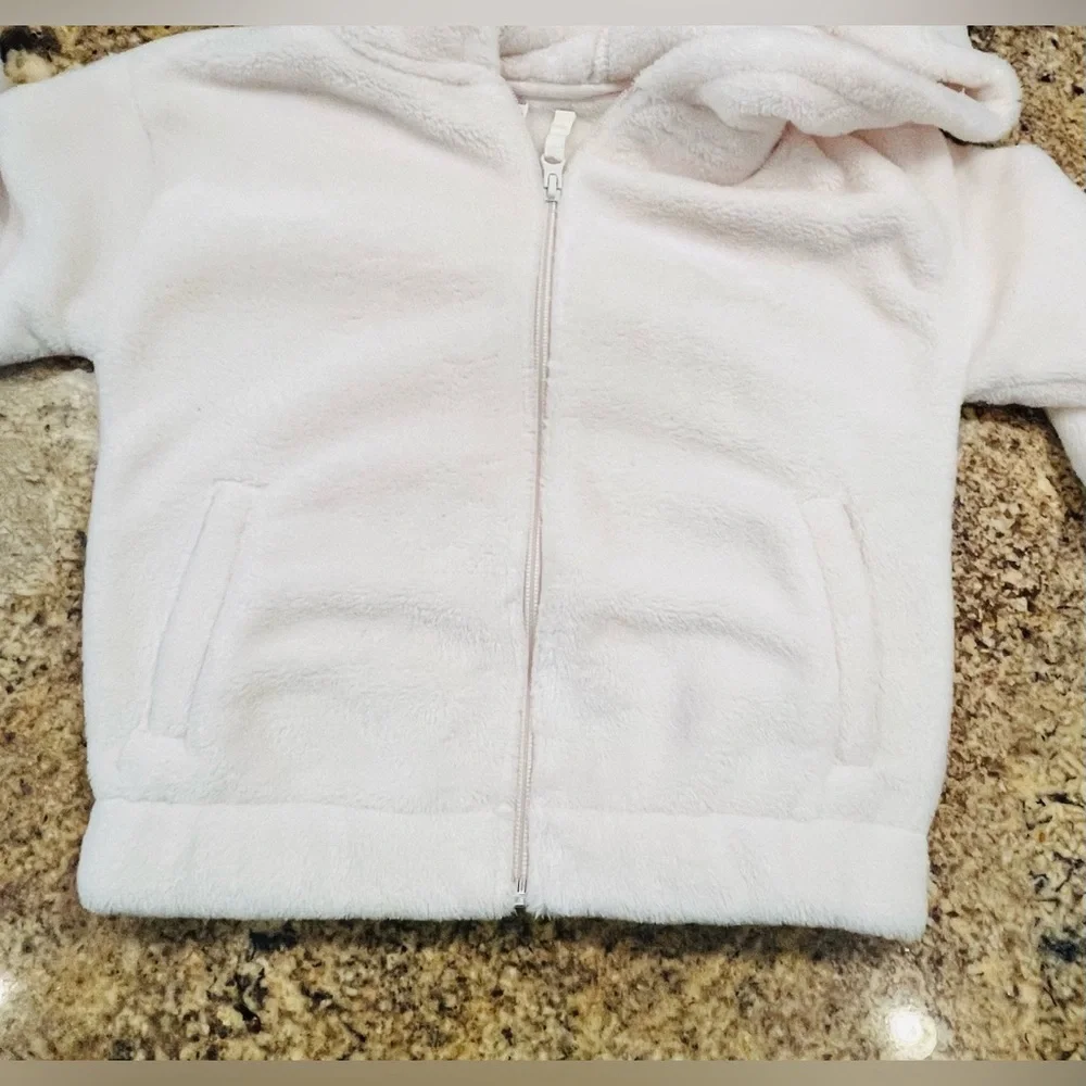 Carter’s Big Girls High Pile Sherpa Hooded Zip Jacket